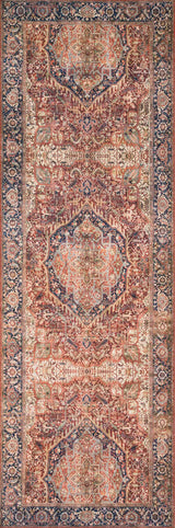 Loloi Layla Lay-08 Red / Navy Rugs - runner flat