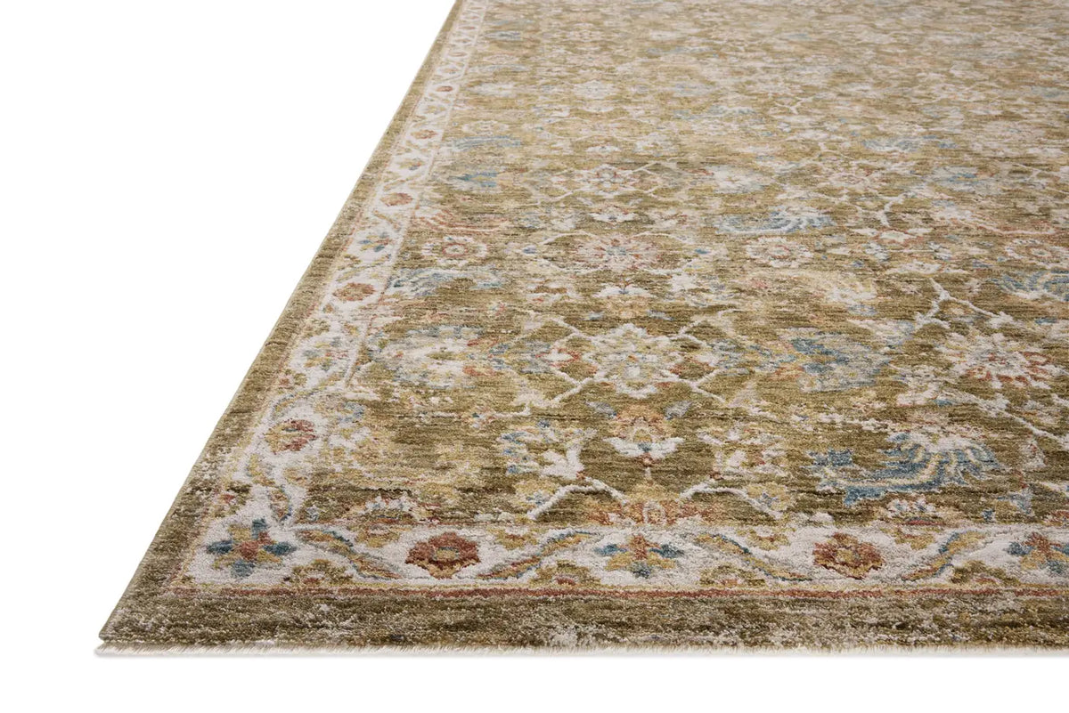 Loloi Gaia Gaa-05 Olive/Multi Rug - rug corner