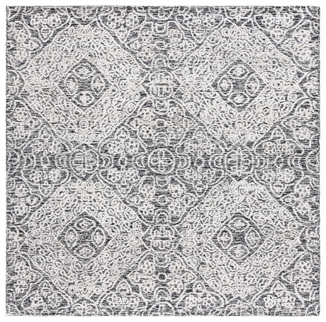Safavieh Precious 6'-0" x 6'-0" Rug in Black / Ivory