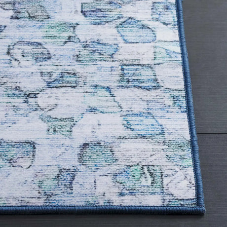 Safavieh Tacoma 4'-0" x 6'-0" Rug in Grey / Aqua