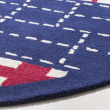 Safavieh Safavieh Kids 6'-0" x 6'-0" Rug in Blue / Multi