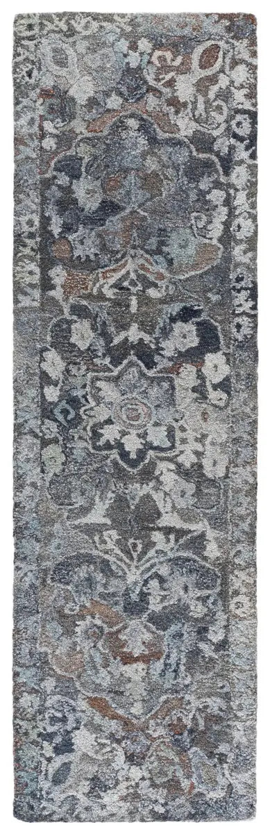 Safavieh Anatolia 2'-3" x 8'-0" Rug in Grey / Ivory