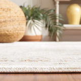 Safavieh Harlow 4'-0" x 6'-0" Rug in Ivory Grey / Rust