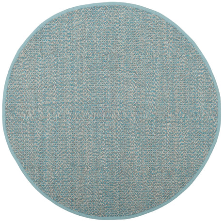 Safavieh Montauk 6'-0" x 6'-0" Rug in Turquoise / Multi