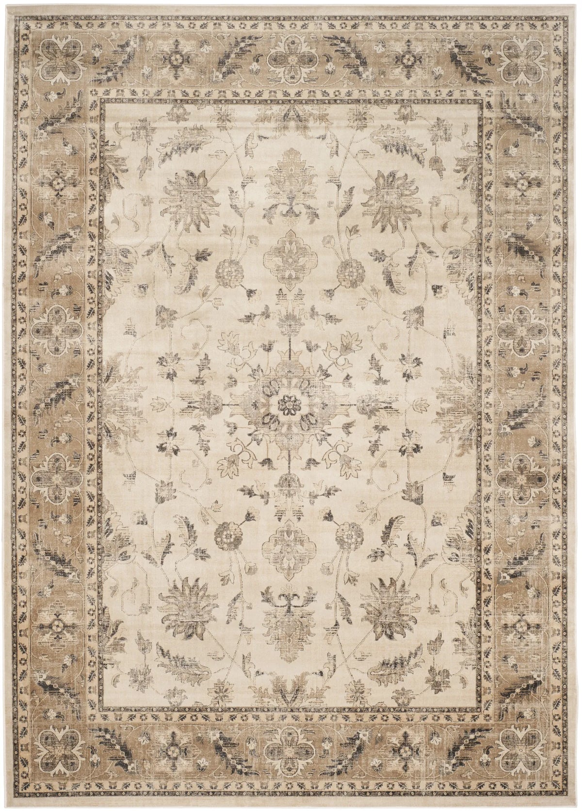 Safavieh Vintage 10'-0" x 14'-0" Rug in Stone / Caramel