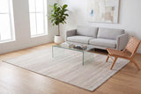 Dynamic Rugs Lazer 12674 Power Loomed Modern Light Grey Rug - Room