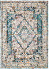 Safavieh Aria 4'-0" x 6'-0" Rug in Creme / Red