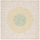 Safavieh Soho 6'-0" x 6'-0" Rug in Beige / Yellow