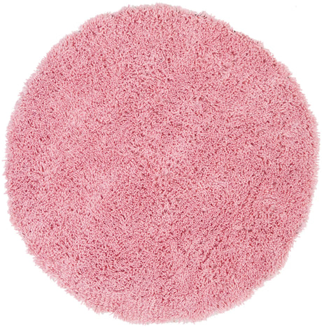 Safavieh Shag 4'-0" x 4'-0" Rug in Pink