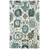 Oriental Weavers Sphinx Zahra 75503 Ivory / Blue Rugs - main flat