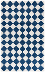 Safavieh Ebony 4'-0" x 6'-0" Rug in Navy / Ivory