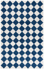 Safavieh Ebony 4'-0" x 6'-0" Rug in Navy / Ivory