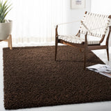 Safavieh Sga-Athens Shag 4'-0" x 6'-0" Rug in Brown