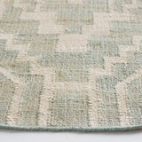 Safavieh Natural Fiber 6'-0" x 6'-0" Rug in Light Blue / Ivory