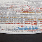 Safavieh Shivan 100 6'-7" x 6'-7" Rug in Light Grey / Rust