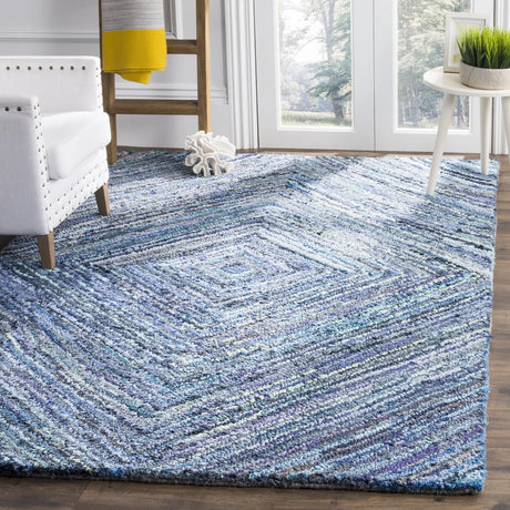 Safavieh Nantucket 4'-0" x 6'-0" Rug in Blue