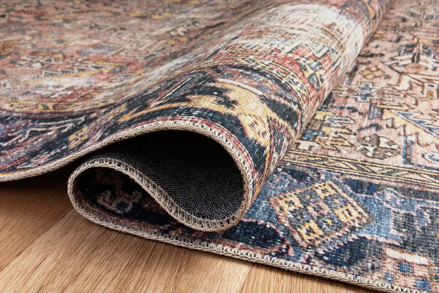 Chris Loves Julia x Loloi Jules 2-Jul Terracotta / Multi Rug - pile height