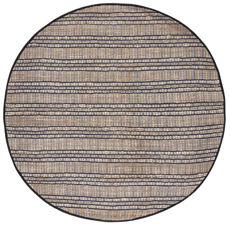 Safavieh Natural Fiber 7'-0" x 7'-0" Rug in Navy / Natural
