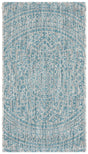 Safavieh Courtyard 2'-0" x 3'-7" Rug in Light Grey / Aqua