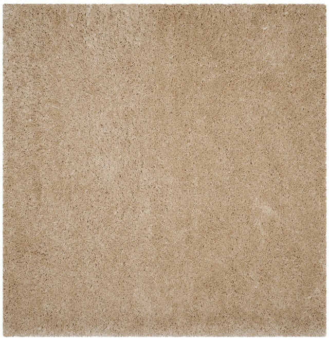 Safavieh Polar Shag 6'-7" x 6'-7" Rug in Light Beige