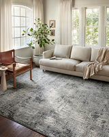 Loloi Austen Aus-01 Pebble/Charcoal Rugs - room scene 1