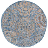 Safavieh Cape Cod 6'-0" x 6'-0" Rug in Blue / Natural