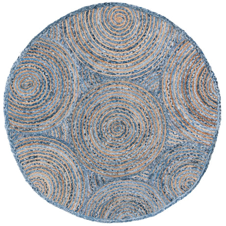 Safavieh Cape Cod 6'-0" x 6'-0" Rug in Blue / Natural