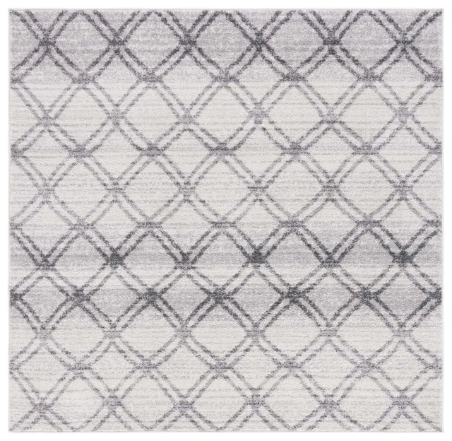 Safavieh Adirondack 6'-0" x 6'-0" Rug in Silver / Charcoal