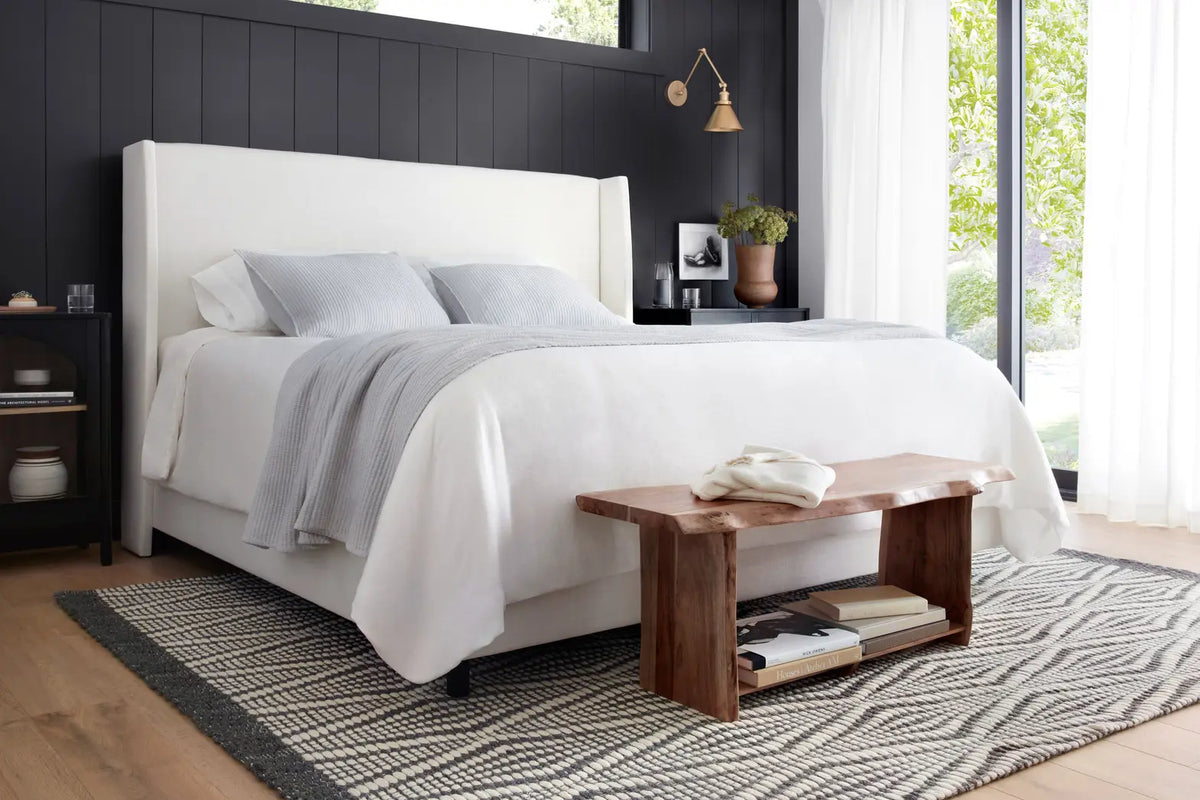 Loloi Kenzie Knz-01 Ivory/Charcoal Rugs - room scene 1 horizontal