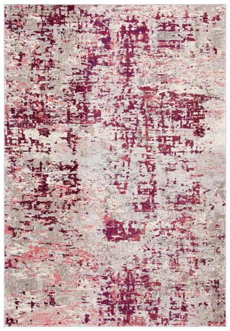 Safavieh Madison 4'-0" x 6'-0" Rug in Beige / Wine