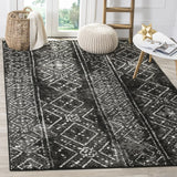 Safavieh Adirondack 6'-0" x 9'-0" Rug in Black / Silver