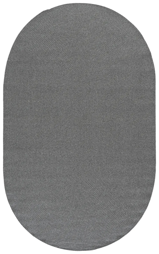 Safavieh Braided 5'-0" x 8'-0" Rug in Dark Grey