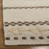 Safavieh Dhurries 4'-0" x 6'-0" Rug in Natural