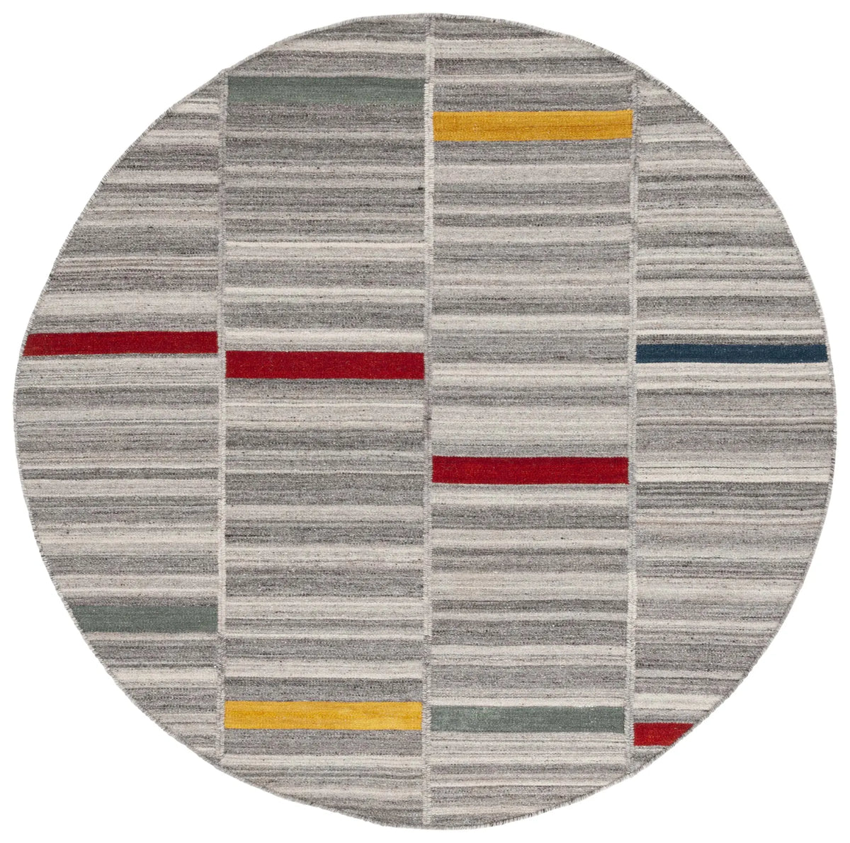 Safavieh Kilim 6'-0" x 6'-0" Rug in Ivory / Grey