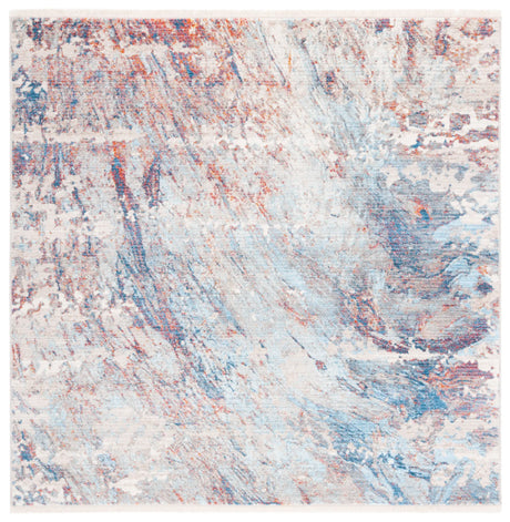 Safavieh Vintage Persian 5'-0" x 5'-0" Rug in Blue / Rust