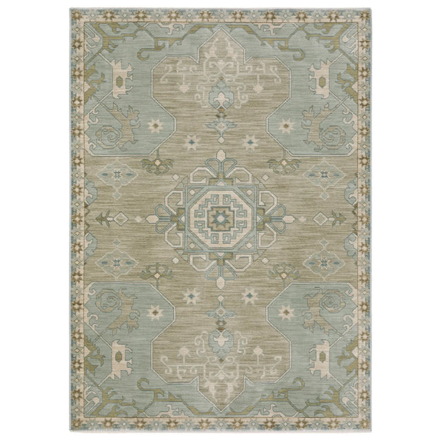 Oriental Weavers Sphinx Maeve MAE12 Blue Rugs - main flat