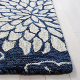 Safavieh Jardin 5'-0" x 8'-0" Rug in Navy / Ivory