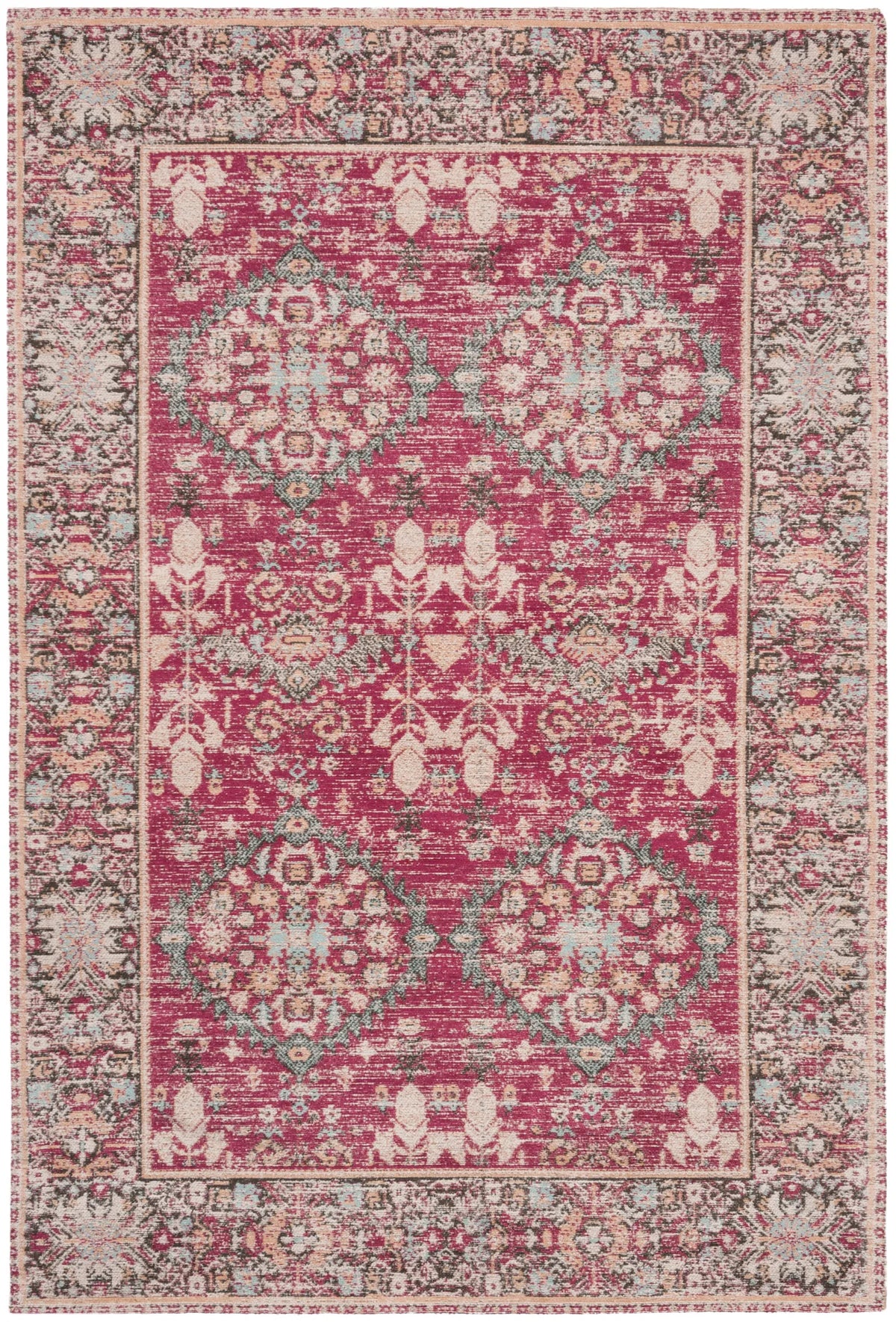 Safavieh Classic Vintage 3'-0" x 5'-0" Rug in Red / Multi