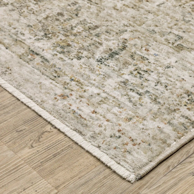 Oriental Weavers Sphinx Avalon AVA08 Grey Rugs - corner detail