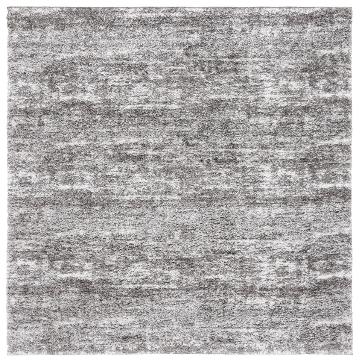 Safavieh Penelope Shag 6'-7" x 6'-7" Rug in Grey / Ivory