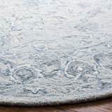 Safavieh Micro-Loop 5'-0" x 5'-0" Rug in Light Blue / Ivory