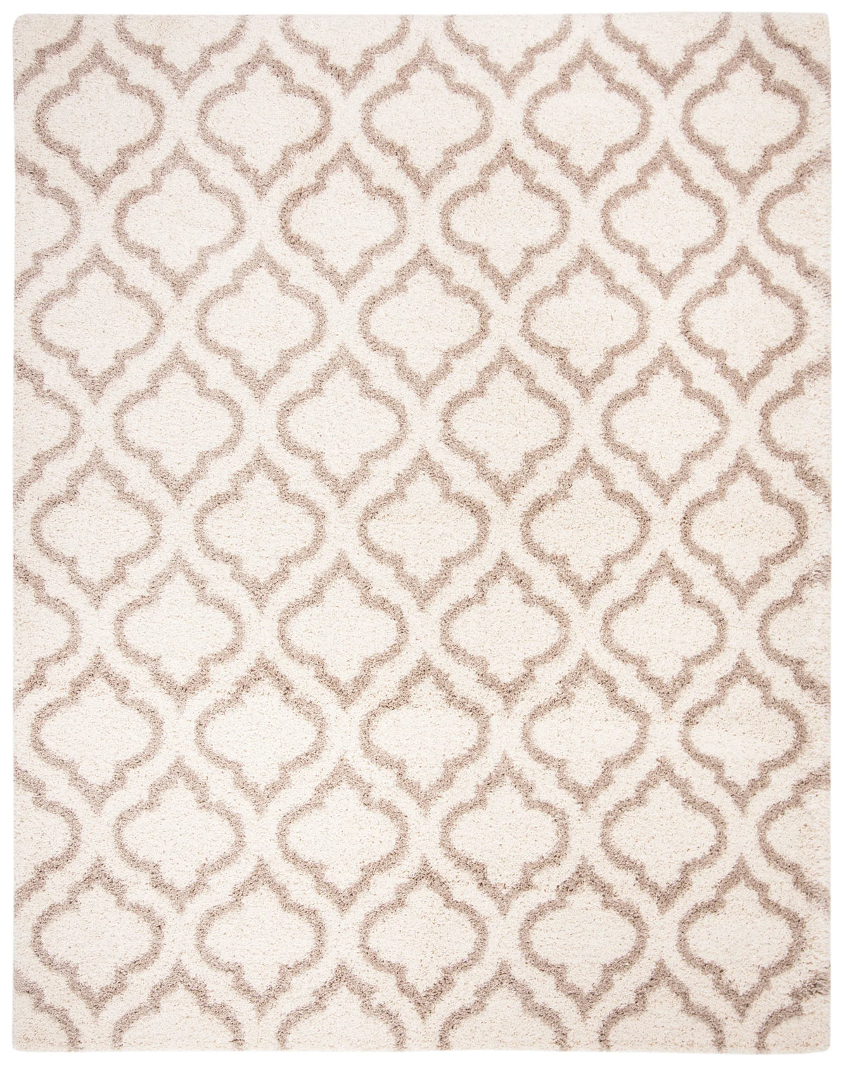 Safavieh Hudson Shag 10'-0" x 14'-0" Rug in Ivory / Beige