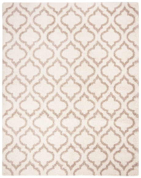 Safavieh Hudson Shag 10'-0" x 14'-0" Rug in Ivory / Beige