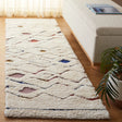 Safavieh Casablanca 2'-3" x 8'-0" Rug in Ivory / Rust