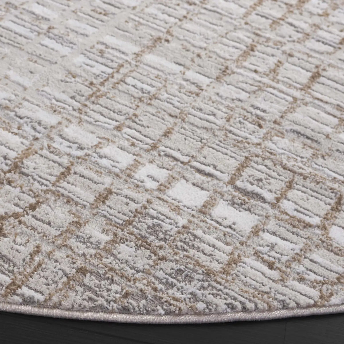 Safavieh Parker 6'-7" x 6'-7" Rug in Taupe / Beige Gold