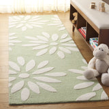 Safavieh Safavieh Kids 2'-6" x 8'-0" Rug in Sage / Ivory