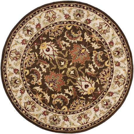 Safavieh Heritage 6'-0" x 6'-0" Rug in Brown / Beige