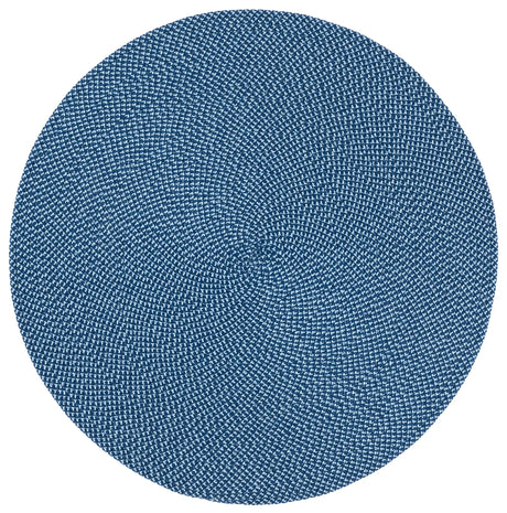 Safavieh Braided 3'-0" x 3'-0" Rug in Navy