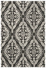 Safavieh Blossom 4'-0" x 6'-0" Rug in Charcoal / Ivory