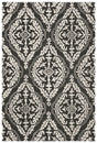 Safavieh Blossom 4'-0" x 6'-0" Rug in Charcoal / Ivory
